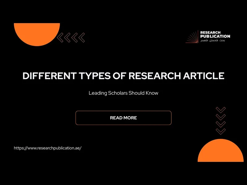 Different Types of Research Articles