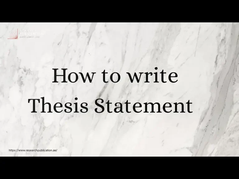 thesis-statement